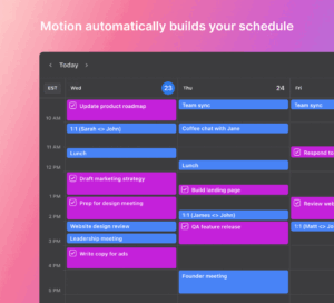 Transforming Productivity with Motion AI